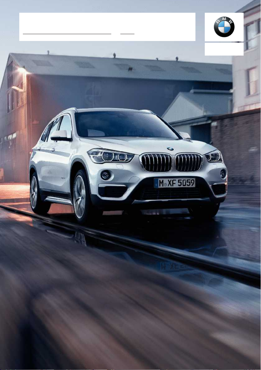 BMW X1 (F48) Betriebsanleitung (358 Seiten)